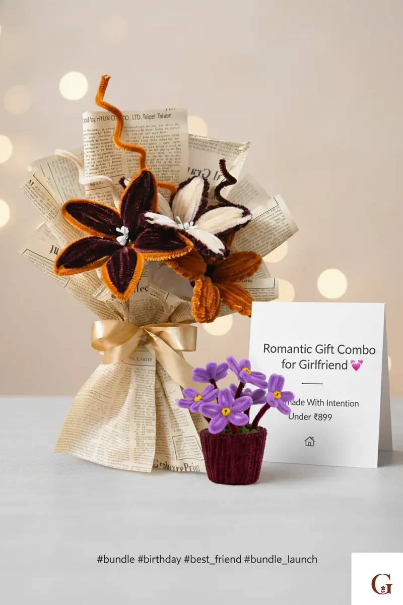 Romantic Gift Combo for Girlfriend 💕 - Handmade with love by GulNest